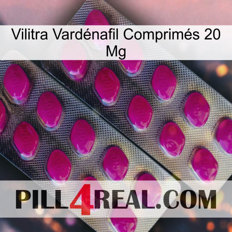 Vilitra Vardénafil Comprimés 20 Mg 10